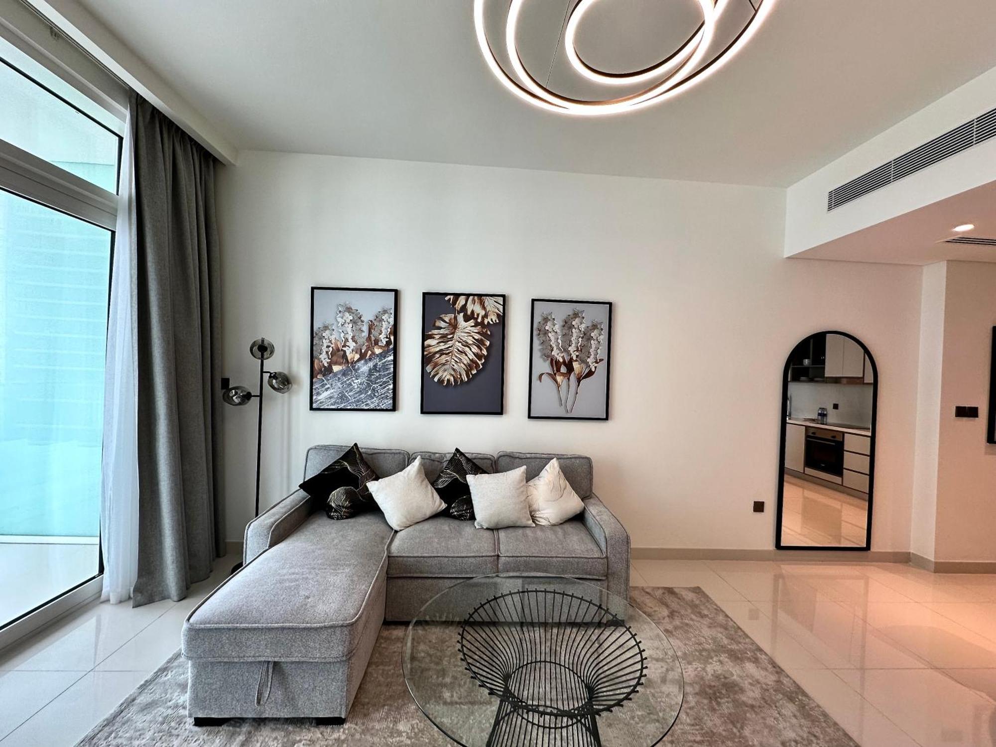 Lux Bnb I Sun Rise Bay I Palm & Sea View Apartment Dubai Exterior photo